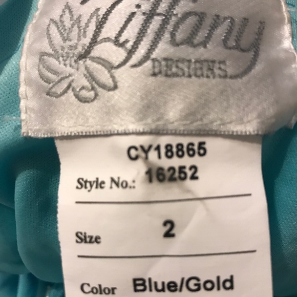 Designer Tiffany Prom Dress - Picture 5 of 6